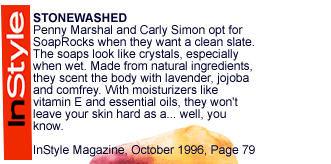 Stonewashed article -- InStyle Magazine Oct. 1996