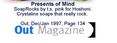 Out Magazine article -- Dec/Jan 1997